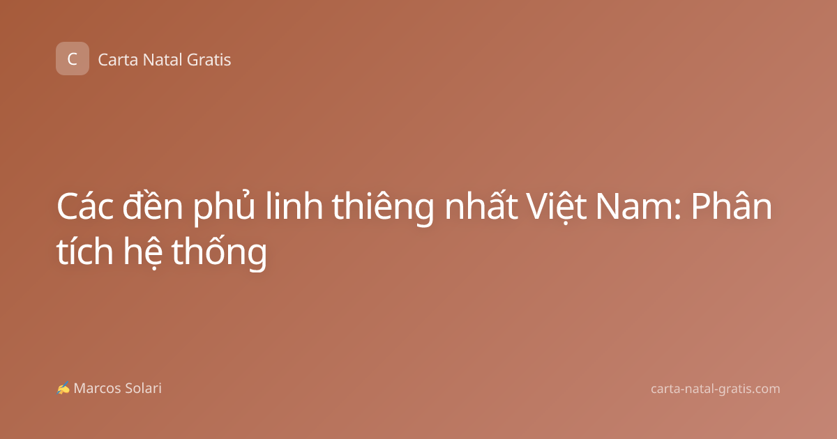 Các đền phủ linh thiêng nhất Việt Nam: Phân tích hệ thống