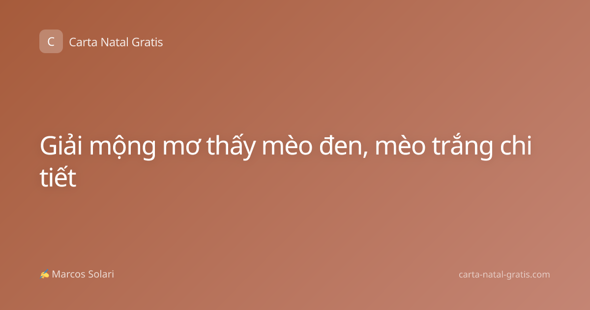Giải mộng mơ thấy mèo đen, mèo trắng chi tiết